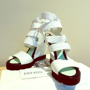 Kenzo Leather Platform Sandal
